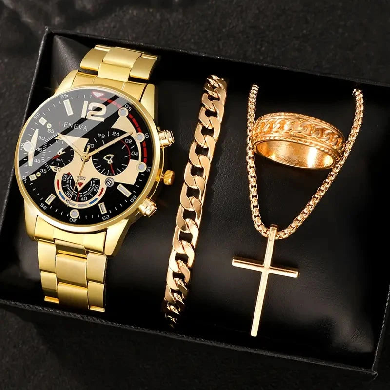 Geneva Sovereign Gold Executive Luxury Set