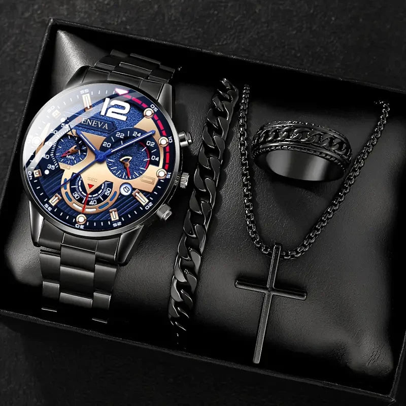 Genfer Sovereign Gold Executive Luxus-Set